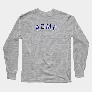 Rome Italy Vintage Arched Type Long Sleeve T-Shirt